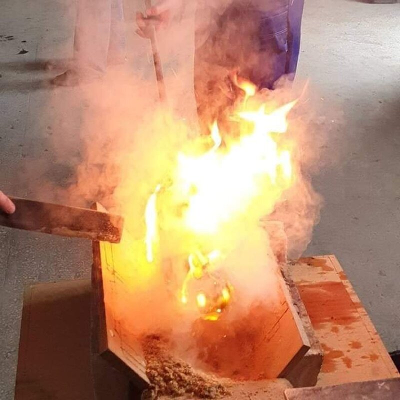 Atelier de sticla suflata manual